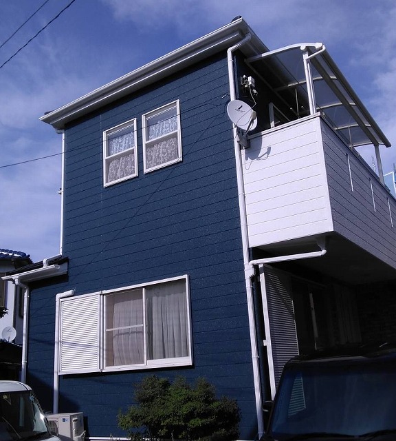 外壁塗装　完成